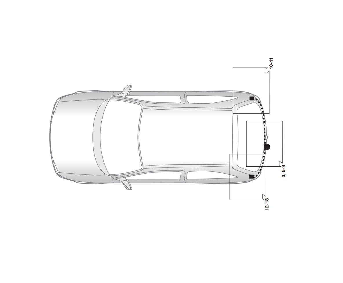 Электрика фаркопа Hak-System (13 pin) для Honda FR-V 2005-2009 26070509 в 