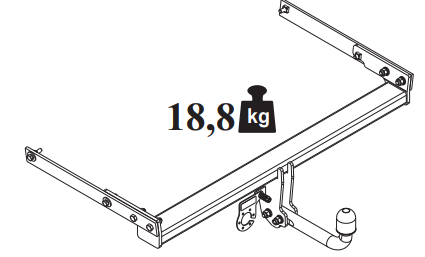 Фаркоп Auto-Hak для Ford Kuga (2WD/4WD) 2008-2013 Арт. C 53 C 53 в 