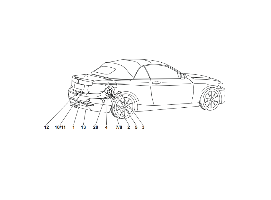 Электрика фаркопа Westfalia (13 pin) для BMW 2 серия 2014-2020 303352300113 в 