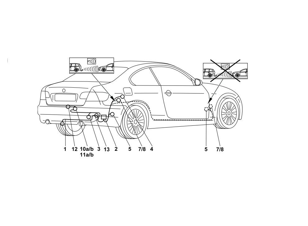 Электрика фаркопа Westfalia (7 pin) для BMW 3 серия 2012-2018 303460300107 в 