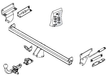 Фаркоп Brink для Nissan Qashqai 2007-2013  Арт. 497700 497700 в 