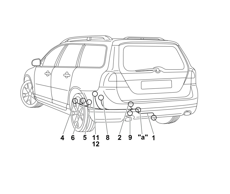 Электрика фаркопа Westfalia (7 pin) для Volvo XC70 2007-2016 320543300107 в 