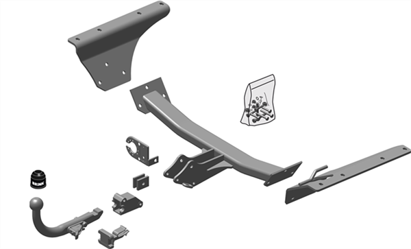 Фаркоп Brink для Honda CR-V 2007-2012  Арт. 487100 487100 в 