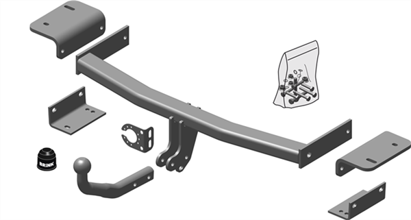 Фаркоп Brink для Hyundai ix35 2010-2015 529300 в 