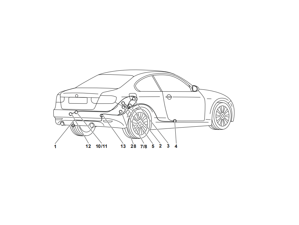 Электрика фаркопа Westfalia (13 pin) для BMW 5 серия 2017- 303352300113 в 