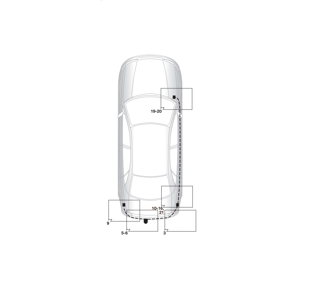 Электрика фаркопа Hak-System (13 pin) для BMW 5 серия (E39) 1995-2000 21020514 в 