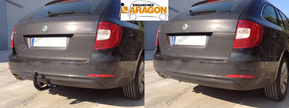 Фаркоп Aragon для Skoda Superb (универсал) 2010-2015 Арт. E5906AV E5906AV в 