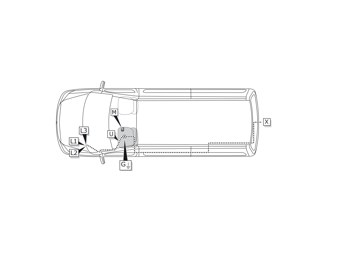 Электрика фаркопа ECS (7 pin) для Volkswagen Caravelle T6.1 2019- VW252B1 в 