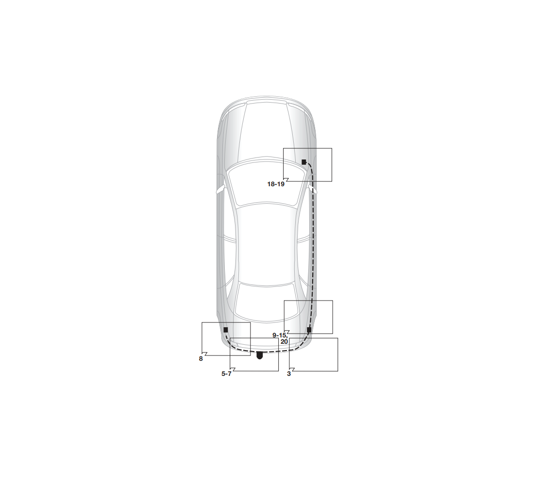 Электрика фаркопа Hak-System (7 pin) для BMW 5 серия (E39) 1995-2000 12020514 в 