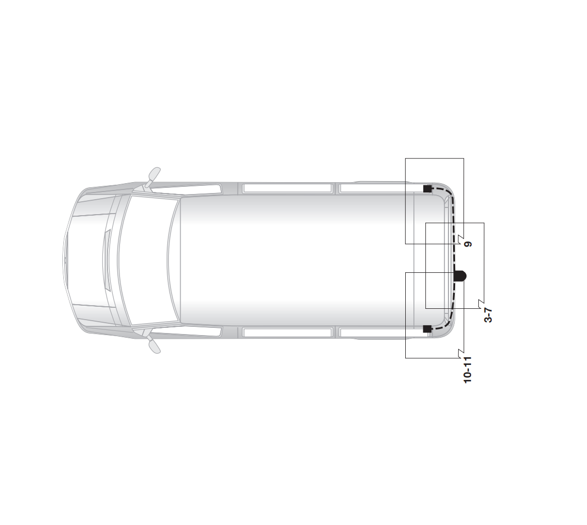 Электрика фаркопа Hak-System (7 pin) для Peugeot Boxer 2002-2006 16500506 в 