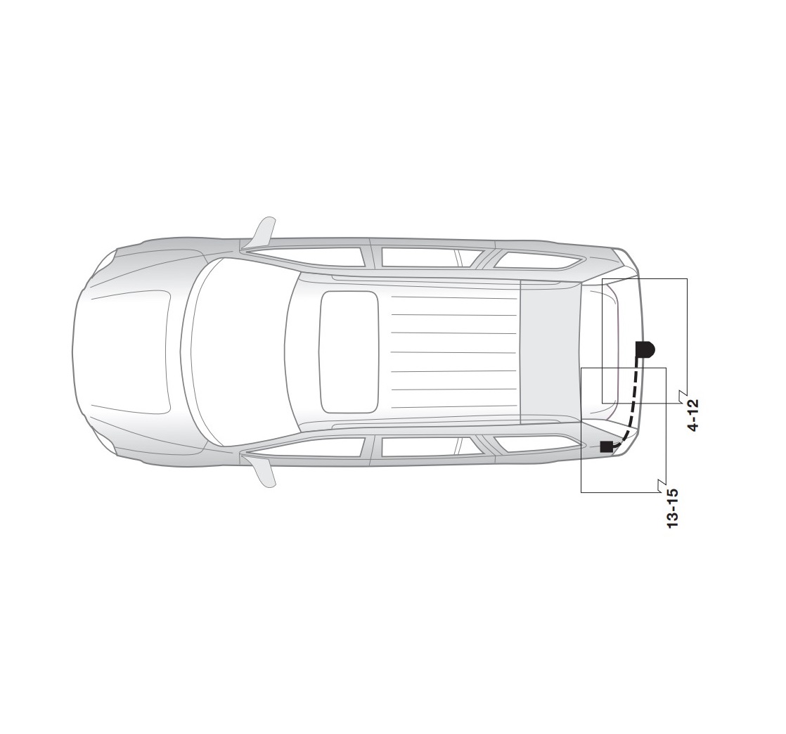 Электрика фаркопа Hak-System (7 pin) для Volvo S80 2004-2006 12260504 в 