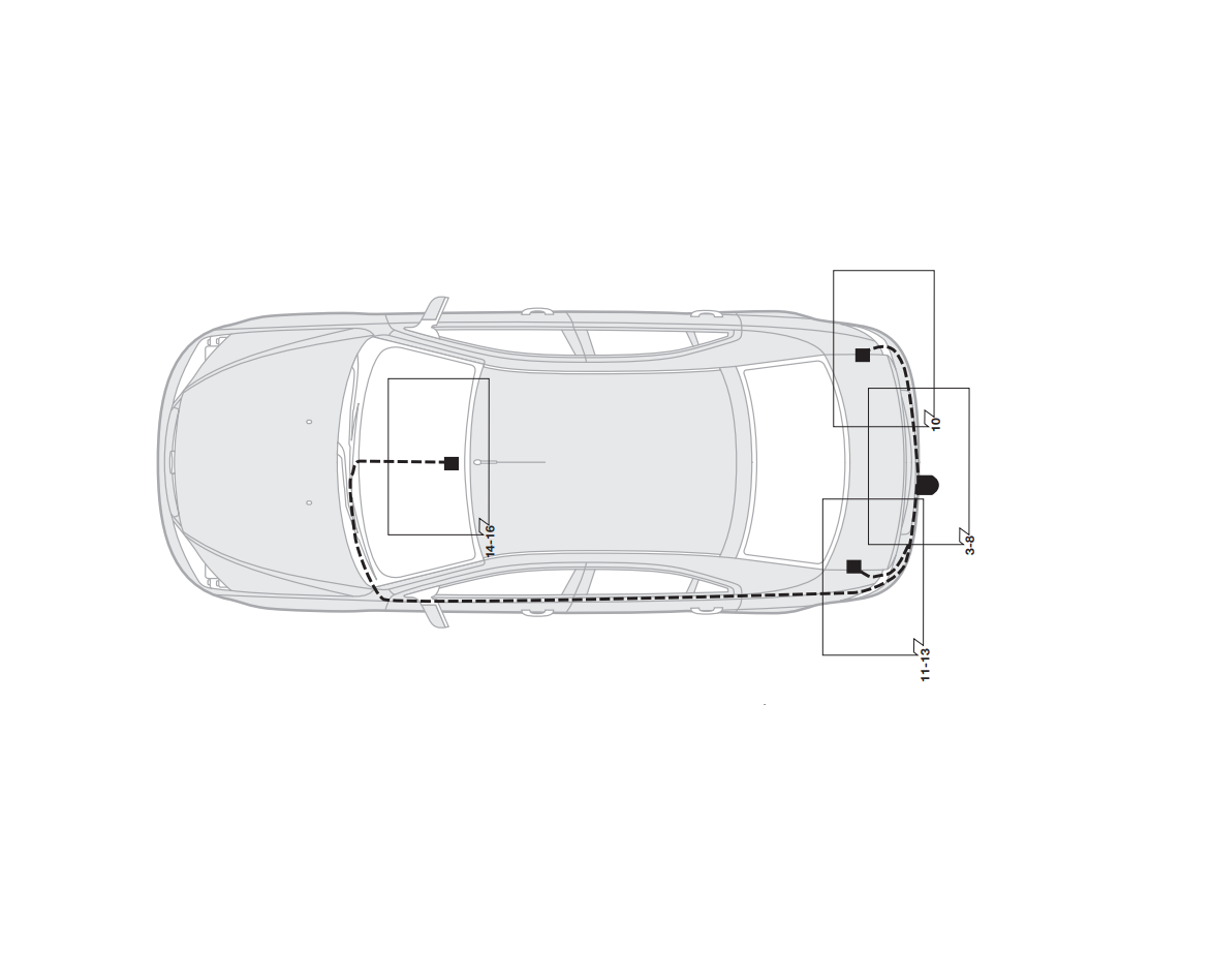 Электрика фаркопа Hak-System (13 pin) для Ford Mondeo 2000-2007 26060501 в 