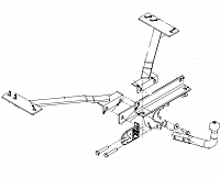 Фаркоп Imiola для Volvo V50 2004-2012  V.014 в 