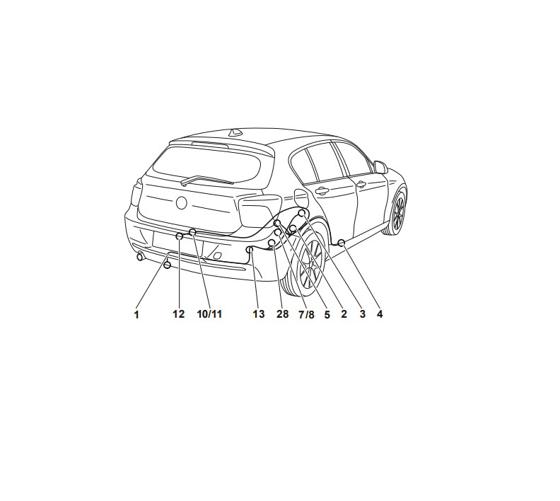 Электрика фаркопа Westfalia (13 pin) для BMW X3 2017- 303352300113 в 