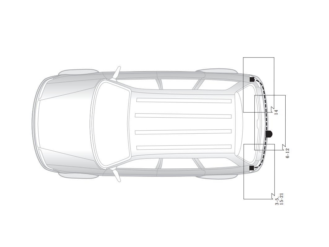 Электрика фаркопа Hak-System (13 pin) для Audi A6 1998-2005 26010500 в 