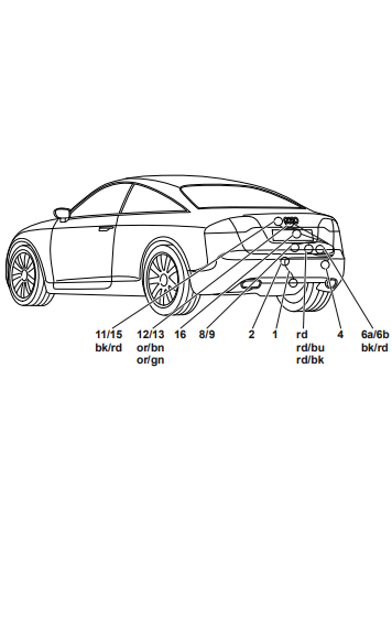 Электрика фаркопа Westfalia (13 pin) для Audi A4 2007-2015 305216300113 в 