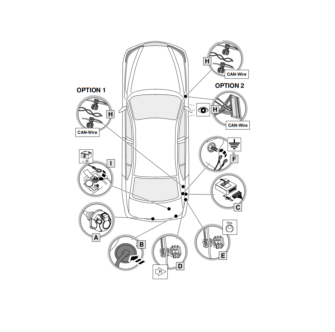 Электрика фаркопа Brink (7 pin) для BMW 3 серия 2019- 703543 в 