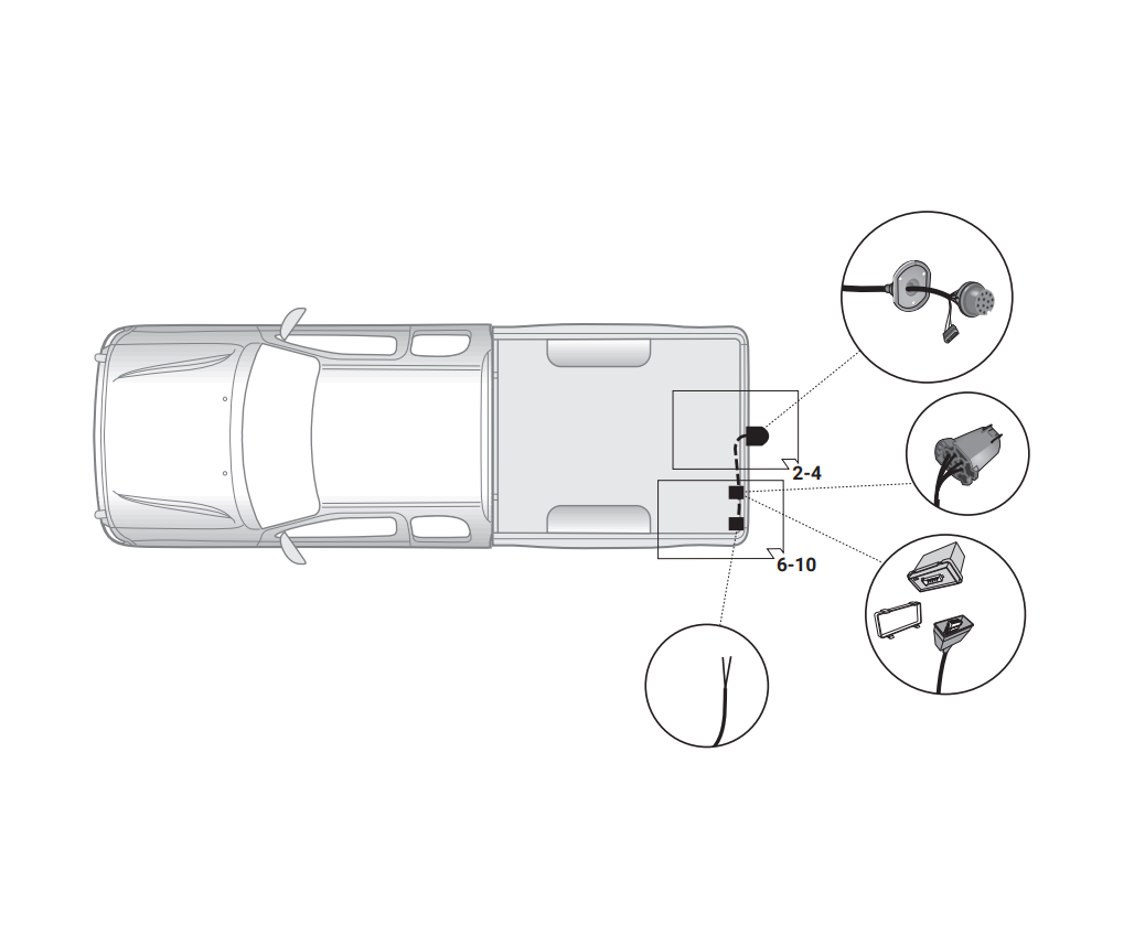 Электрика фаркопа Hak-System (13 pin) для Dodge RAM 2013-2018 26500674 в 