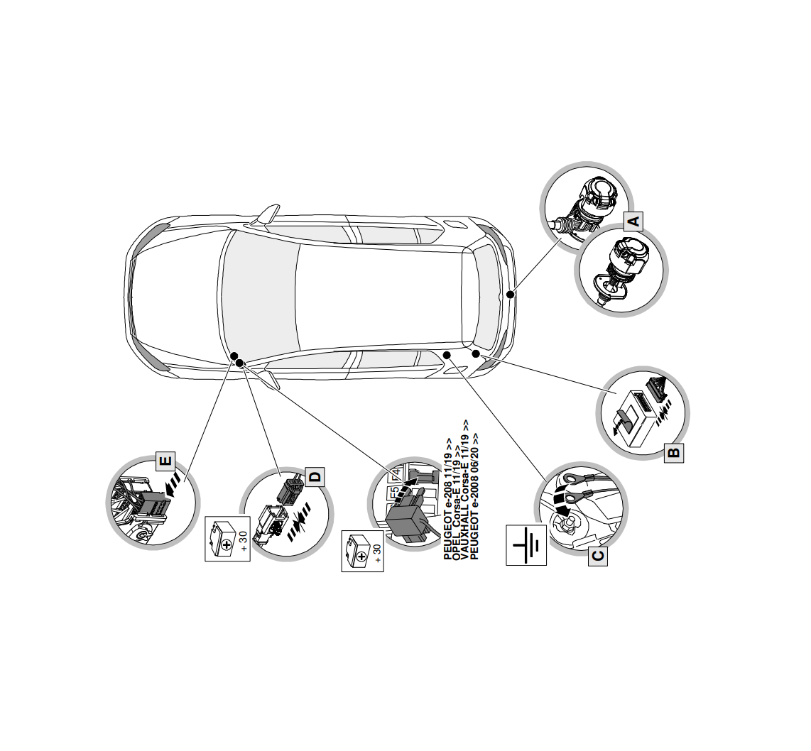 Электрика фаркопа Brink (13 pin) для Opel Corsa 2019- 705764 в 