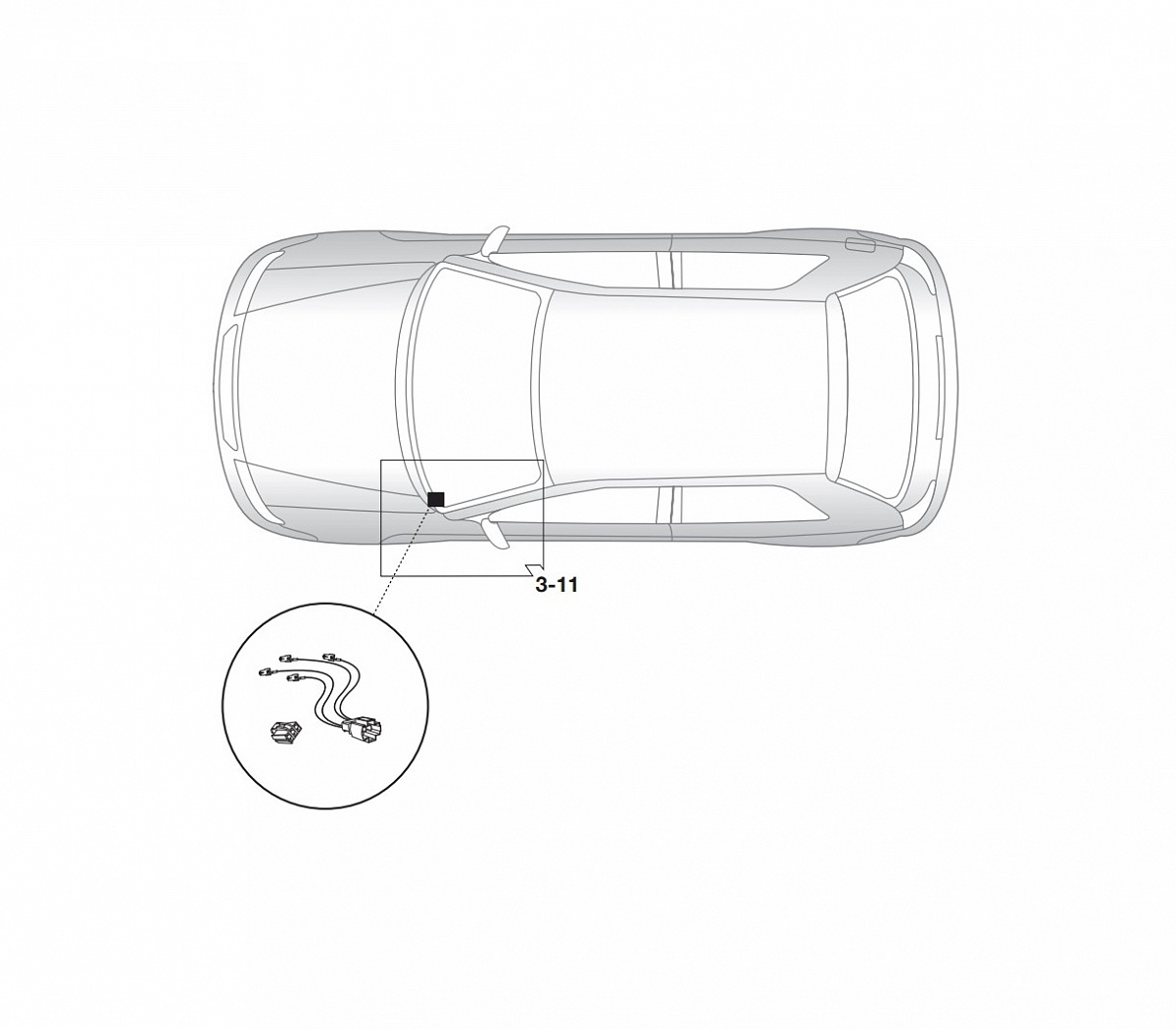 Электрика фаркопа Hak-System (13 pin) для Volkswagen Golf Plus 2005-2008 22270505 в 