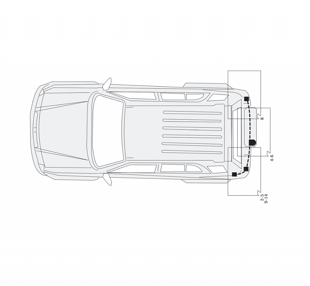 Электрика фаркопа Hak-System (13 pin) для Suzuki Grand Vitara 1998-2005 26240503 в 