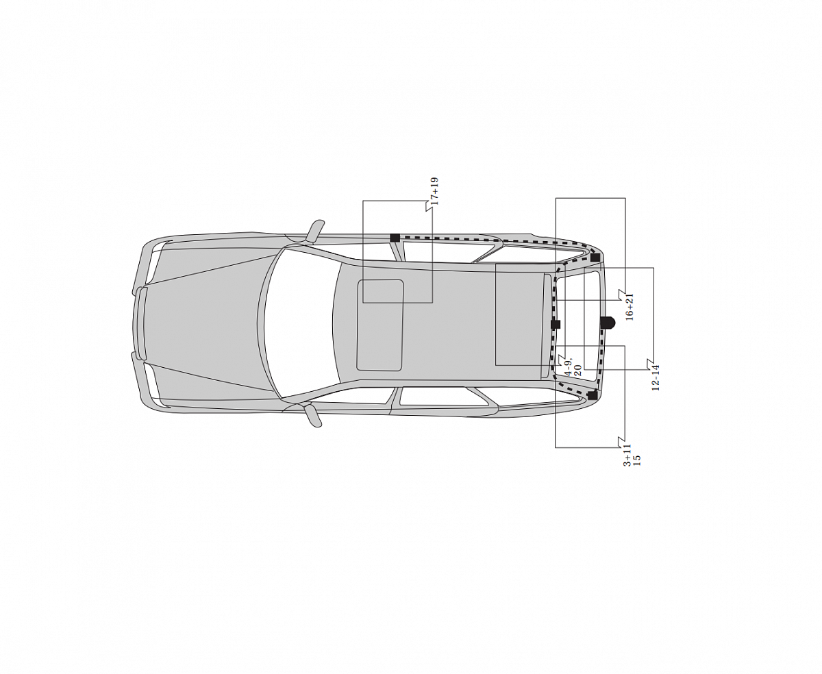 Электрика фаркопа Hak-System (7 pin) для Mercedes C-class 1996-2001 16040504 в 