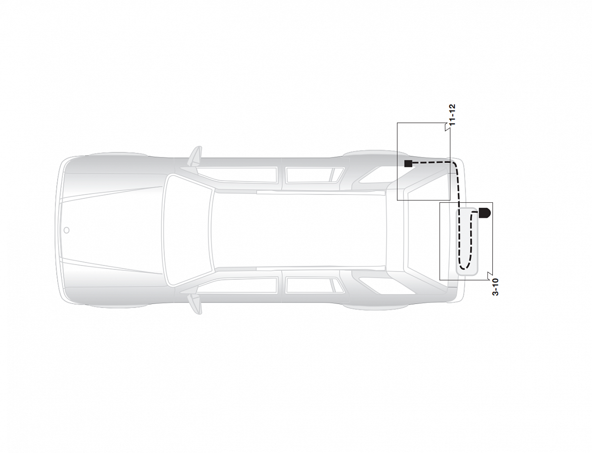 Электрика фаркопа Hak-System (13 pin) для Honda CR-V 2002-2006 26070502 в 