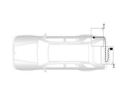 Электрика фаркопа Hak-System (13 pin) для Honda CR-V 2002-2006 26070502 в 