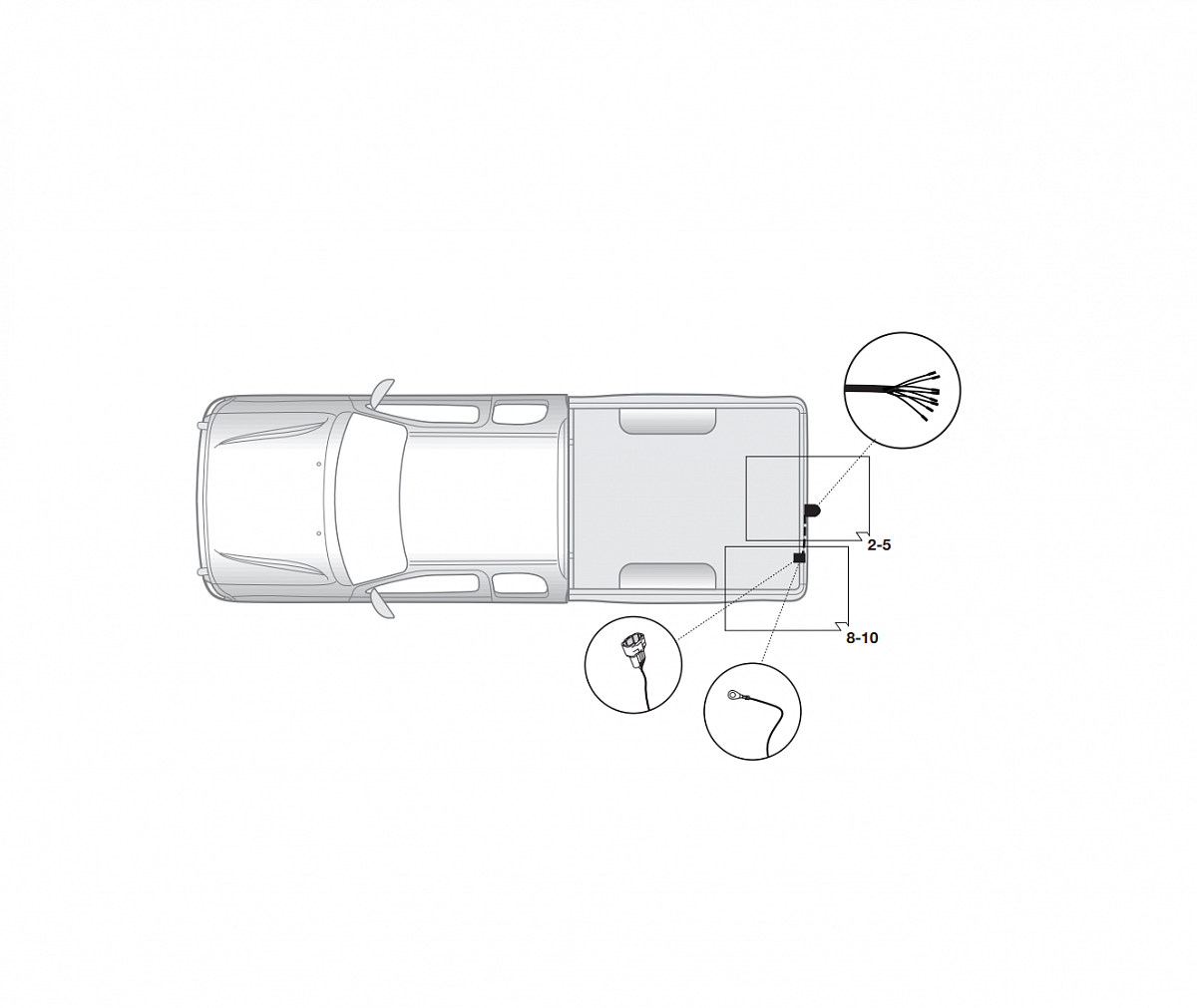 Электрика фаркопа Hak-System (7 pin) для Nissan Navara 2016- 16140530 в 