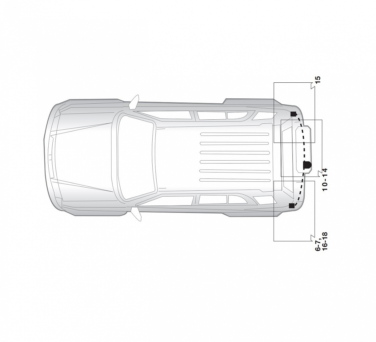 Электрика фаркопа Hak-System (7 pin) для Toyota RAV4 2006-2013 16250519 в 