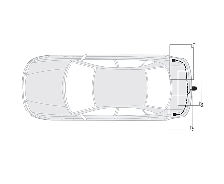 Электрика фаркопа Hak-System (13 pin) для Volkswagen Golf 1997-2006 26270506 в 