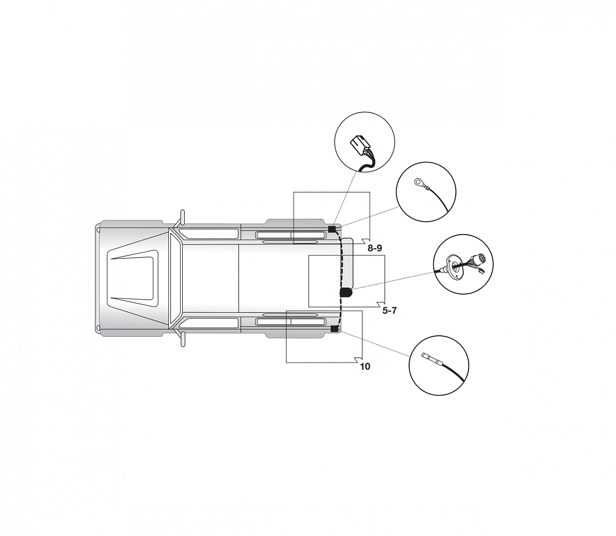 Электрика фаркопа Hak-System (13 pin) для Land Rover Defender 1998-2016 21190500 в 