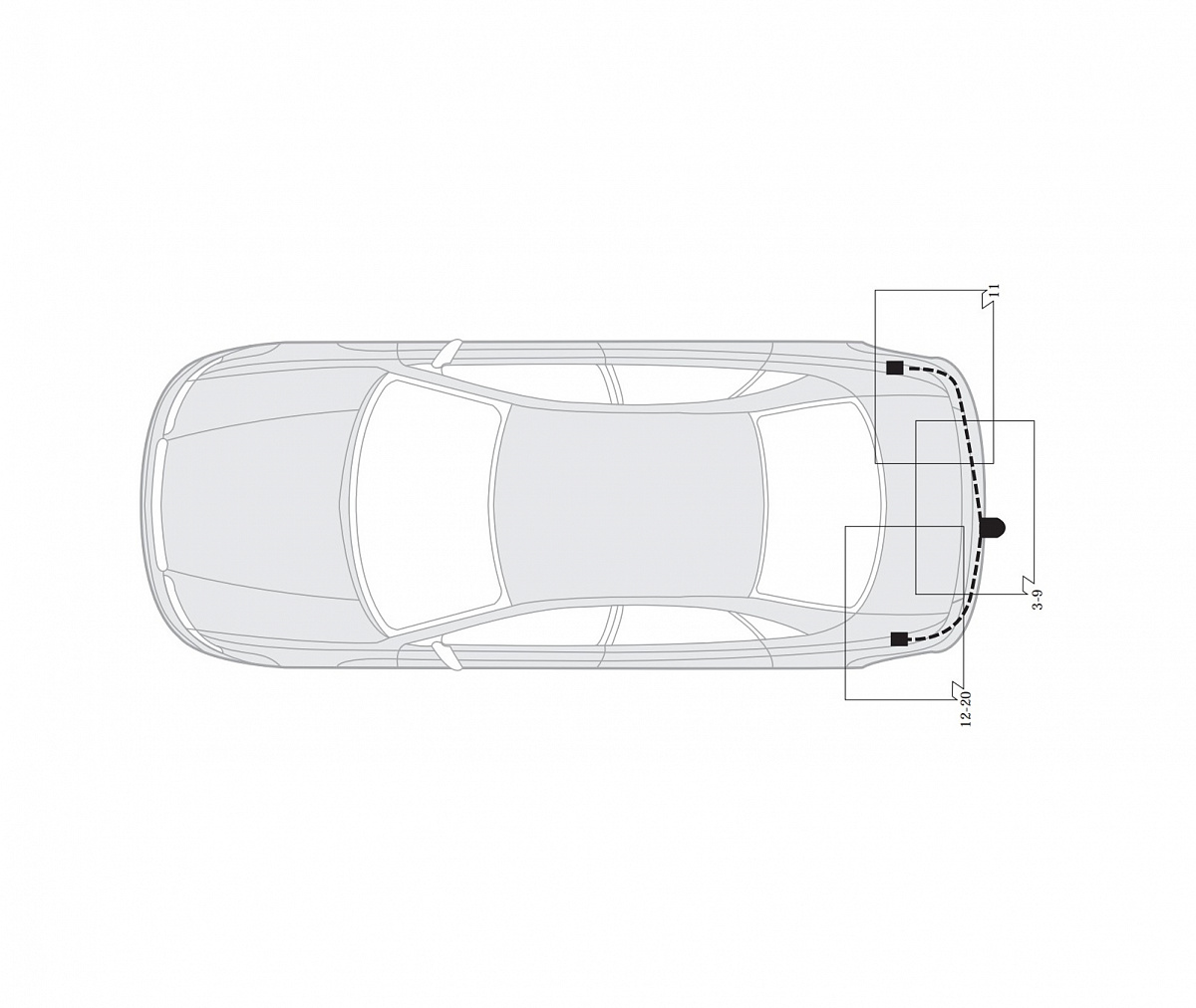 Электрика фаркопа Hak-System (7 pin) для Skoda Octavia 1996-2011 16220501 в 