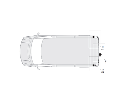 Электрика фаркопа Hak-System (7 pin) для Nissan Kubistar 2003-2009 16500514 в 