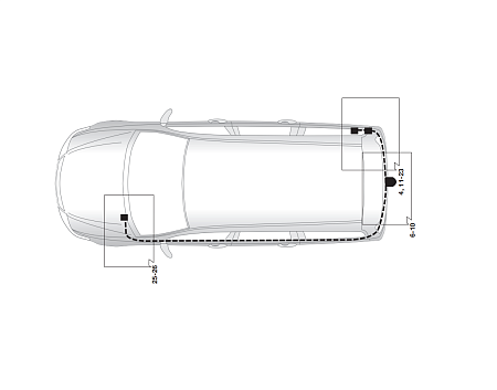 Электрика фаркопа Hak-System (13 pin) для Honda Accord 2003-2008 26070511 в 