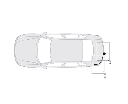 Электрика фаркопа Hak-System (7 pin) для Opel Signum 2003-2008 12150003 в 