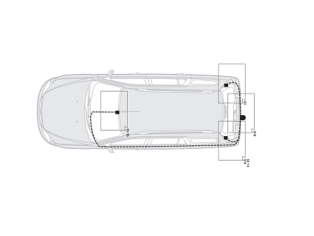 Электрика фаркопа Hak-System (7 pin) для Ford Mondeo 2000-2007 16060502 в 