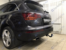 Установили фаркоп Oris для Audi Q7 2008 г.в.