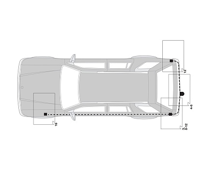 Электрика фаркопа Hak-System (13 pin) для Toyota Land Cruiser Prado J120 2003-2009 26250502 в 