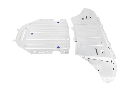 Комплект защит картера и КПП RIVAL Audi Q8 2019-, V - 3.0 (340 л.с.); 2 части K333.0330.1 в 