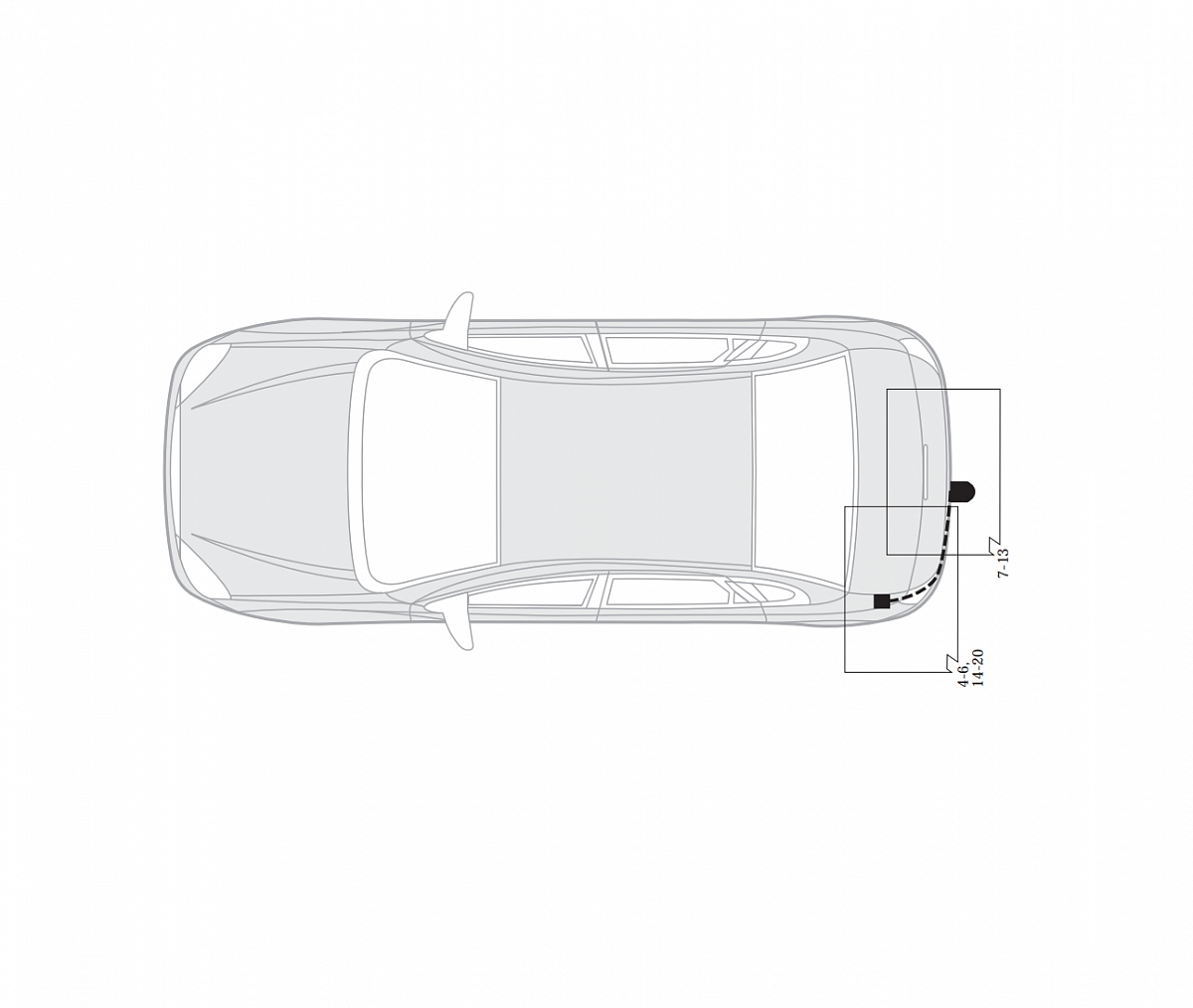 Электрика фаркопа Hak-System (7 pin) для Ford Focus 1998-2003 16060500 в 