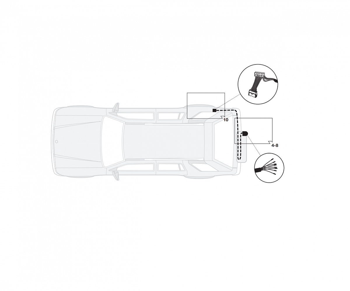 Электрика фаркопа Hak-System (7 pin) для Honda CR-V 2002-2006 16070500 в 