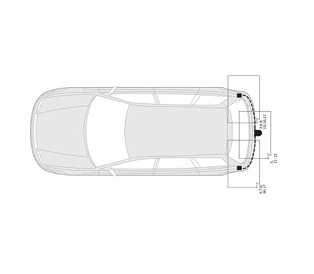 Электрика фаркопа Hak-System (7 pin) для Subaru Outback 1997-2003 16230001 в 