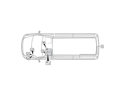 Электрика фаркопа ECS (7 pin) для Volkswagen Caravelle T6.1 2019- VW252B1 в 