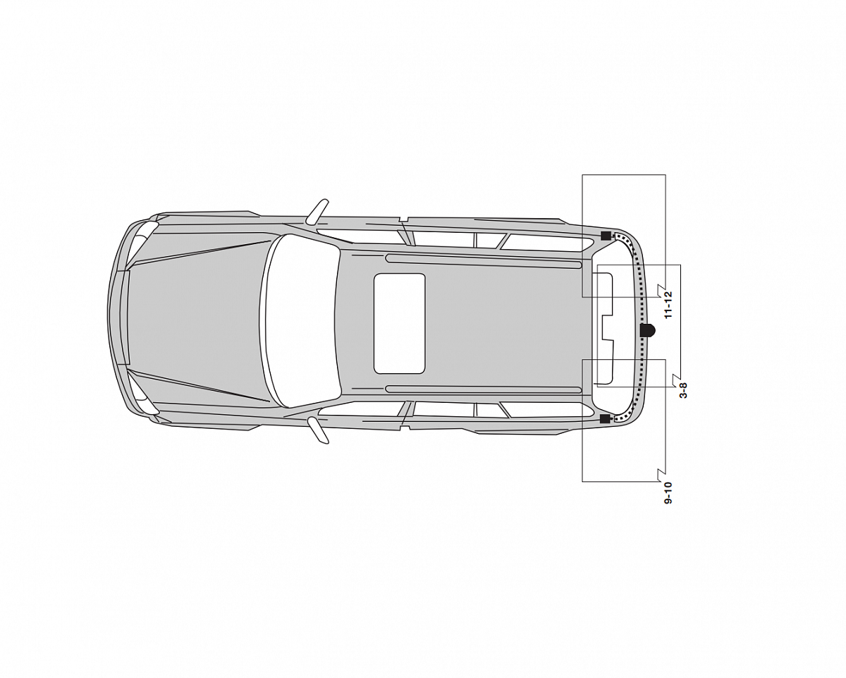 Электрика фаркопа Hak-System (7 pin) для Nissan X- Trail 2001-2007 16140502 в 