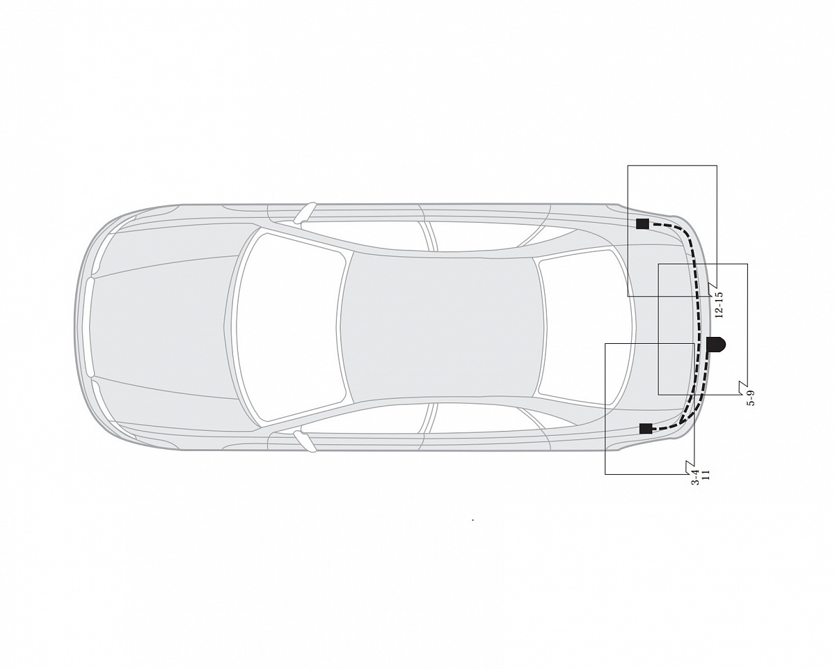 Электрика фаркопа Hak-System (7 pin) для Volkswagen Passat B5 2000-2005 16270510 в 