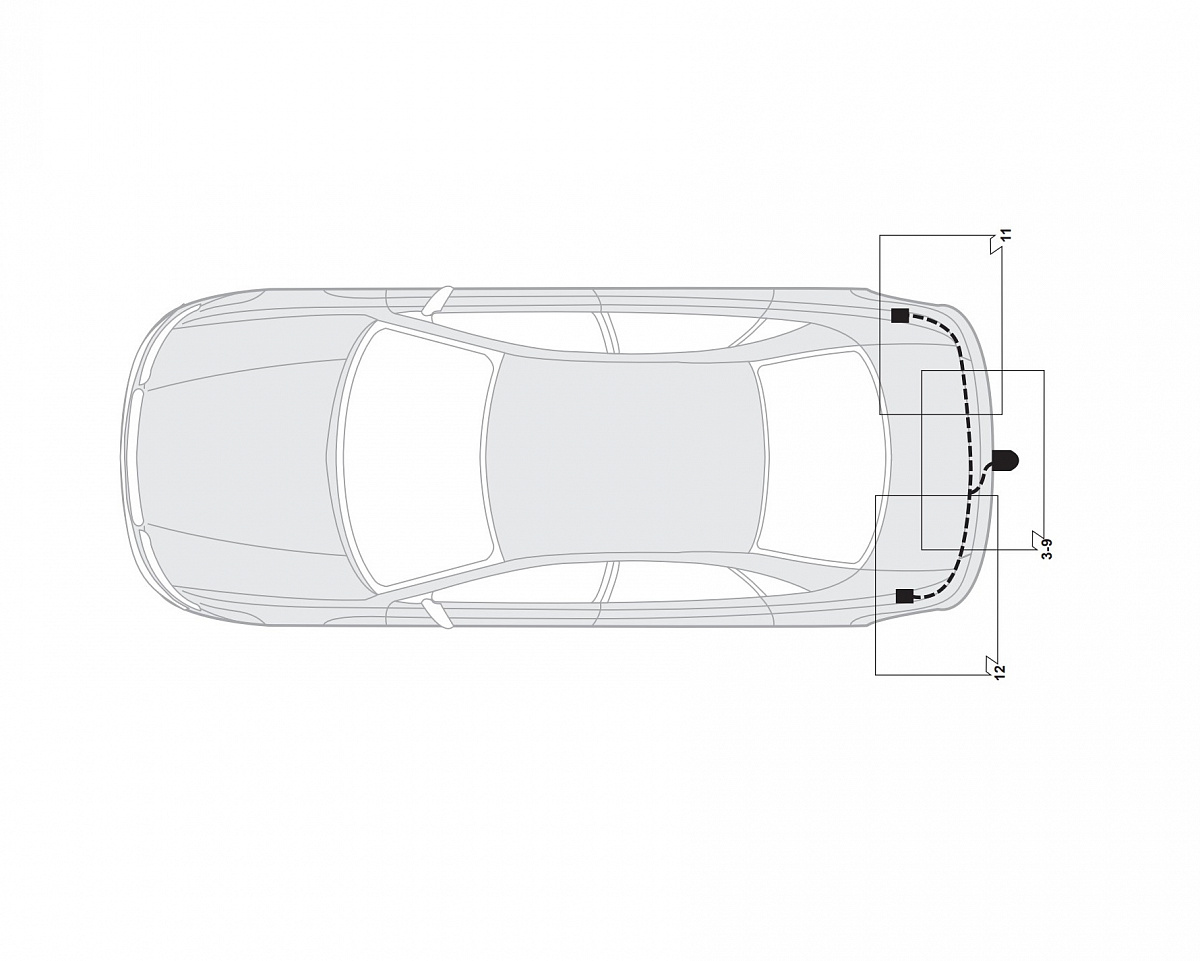 Электрика фаркопа Hak-System (7 pin) для Volkswagen Bora 1998-2005 16270506 в 