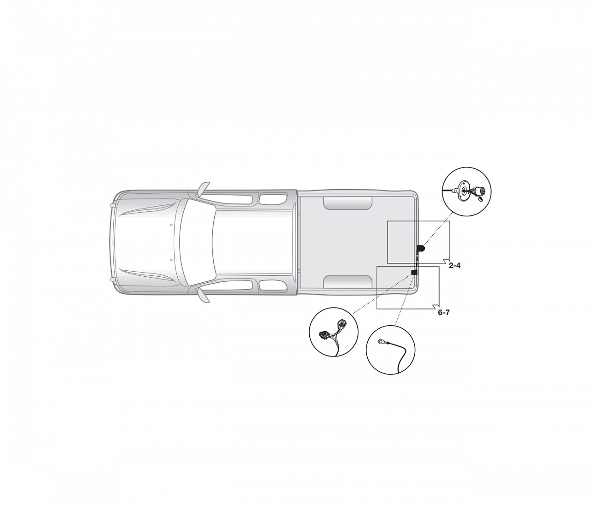 Электрика фаркопа Hak-System (13 pin) для Nissan Navara 2010-2015 21140517 в 