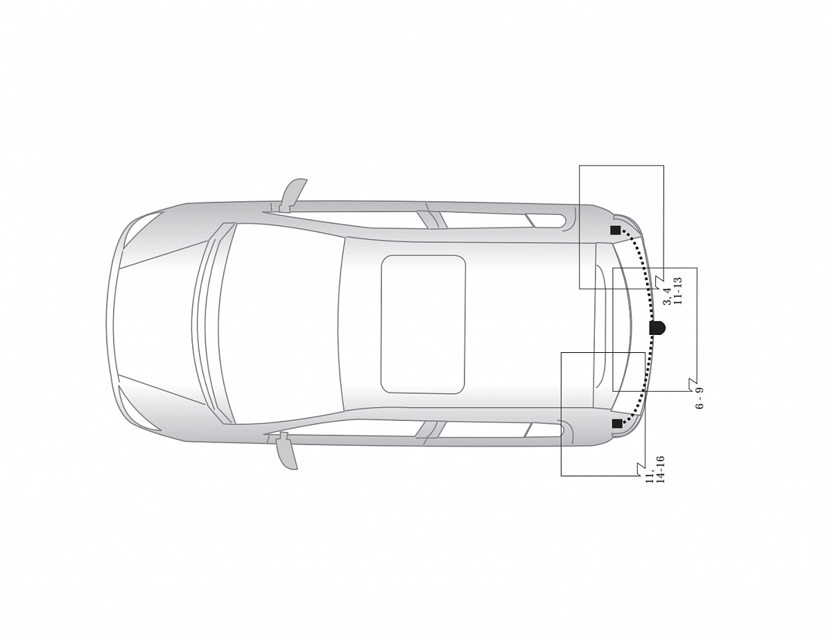 Электрика фаркопа Hak-System (7 pin) для Renault Clio 2001-2005 16180505 в 