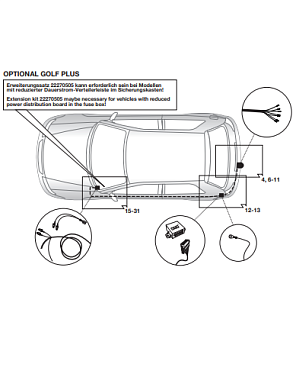 Электрика фаркопа Hak-System (7 pin) для Volkswagen Golf 1998-2006 12500559 в 